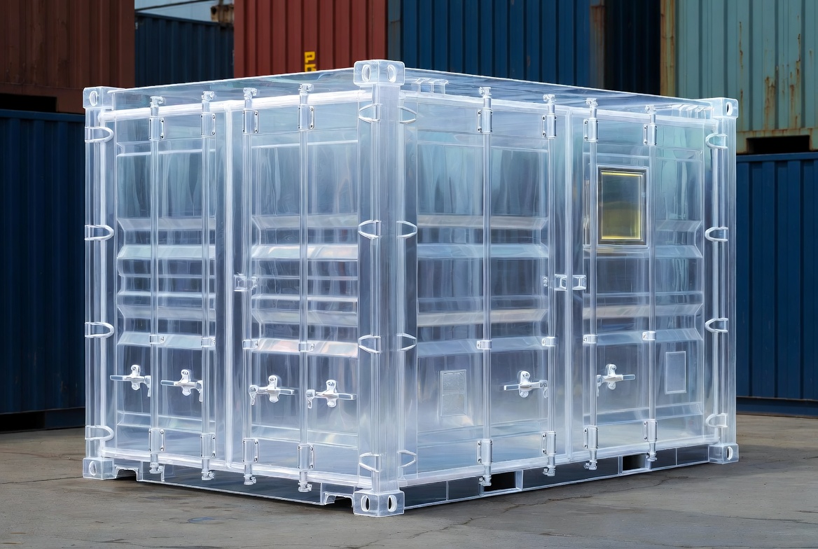 Speculāris Composite Container — graphene/CNT/CVD diamond construction, ISO 1161 compatible